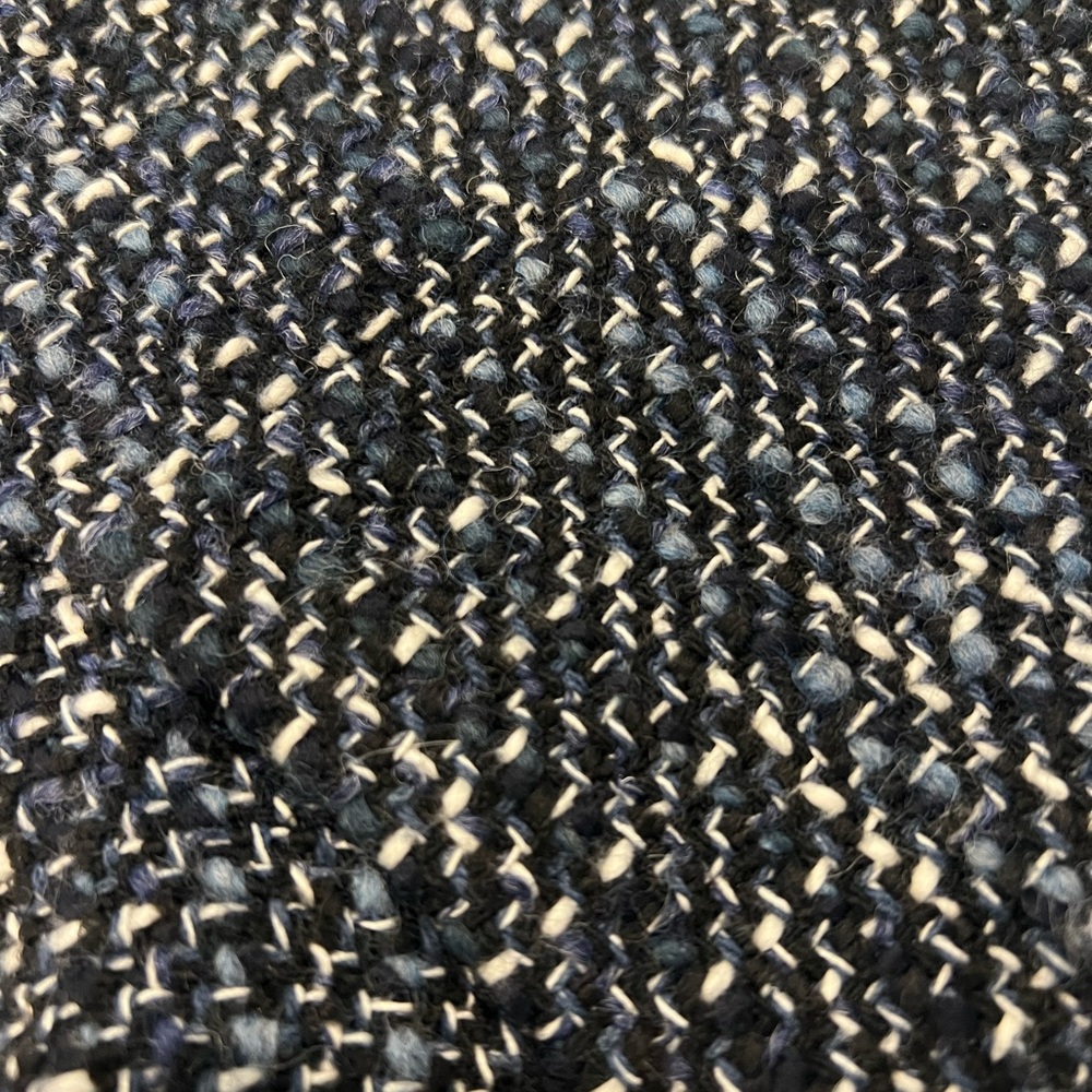 THEORY WOOL-BLEND TWEED DIAGONAL MINI SKIRT, Size 10 - Picture 5 of 8